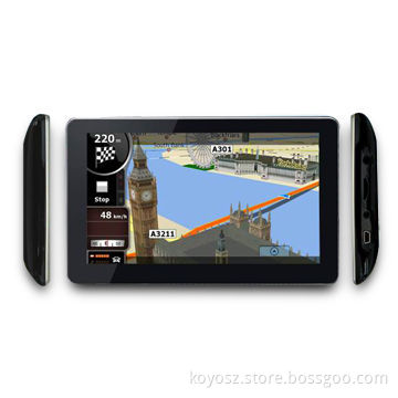 Car GPS Navigator with 88 to 108Hz, Support FM Transmitter and 468 MHz CPU